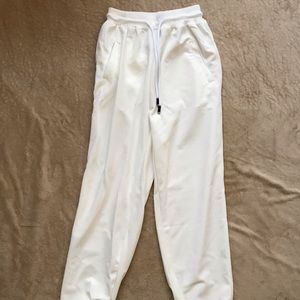White Joggers